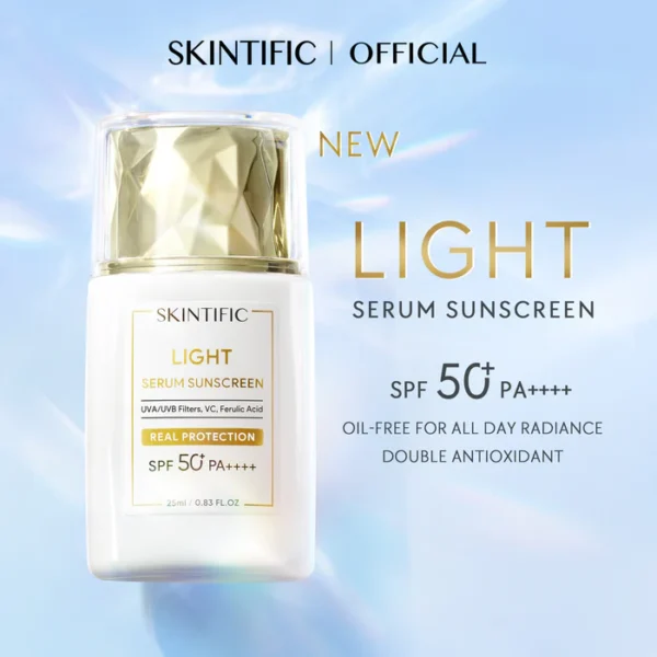 SKINTIFIC-Light Serum Sunscreen SPF50 PA ++++25 ml