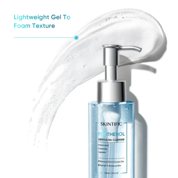 SKINTIFIC Panthenol Gel Cleanser 120ML - Gambar 4