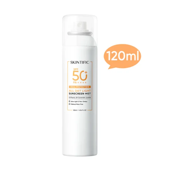SKINTIFIC Tabir Surya Ringan Sepanjang Hari SPF50 PA++++ Tabir Surya 50ML - Gambar 7